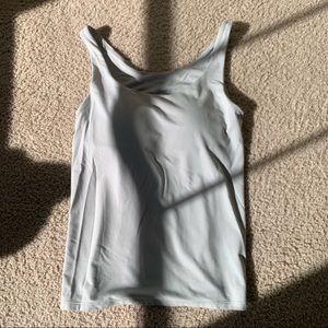Uniqlo AIRism Bra Tank in Light Grey